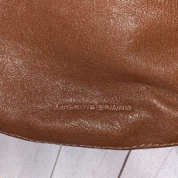 Lucky Brand Mini Saddlebag 100% Leather - Picture 9 of 16